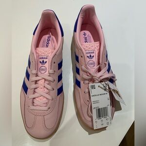 NWT NIB Adidas Gazelle Pink Blue Sneakers